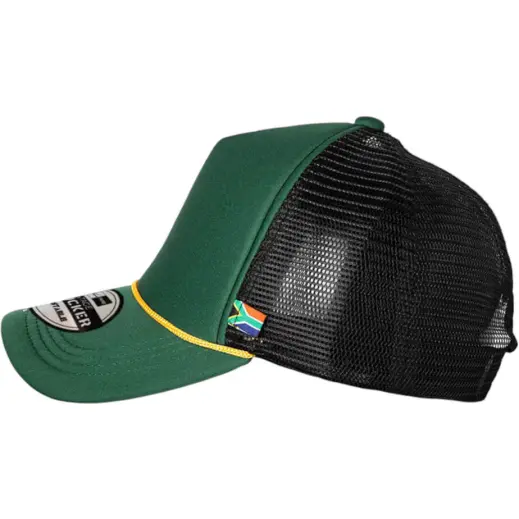FWRD Mzansi Trucker Cap Bottle Black Side
